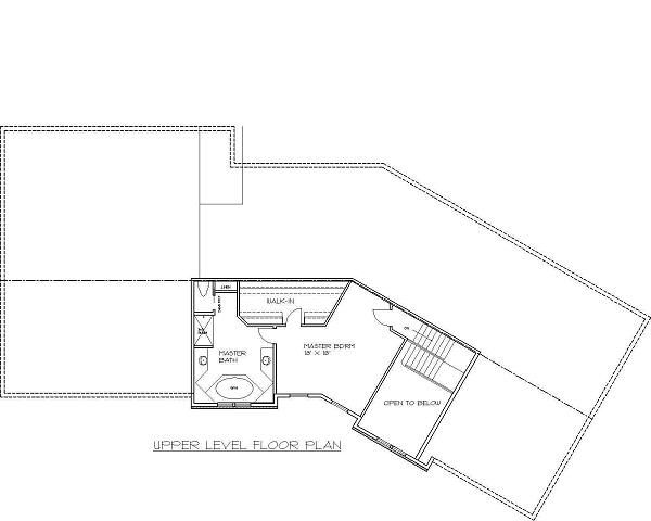 Country Floor Plan - Upper Floor Plan #117-508