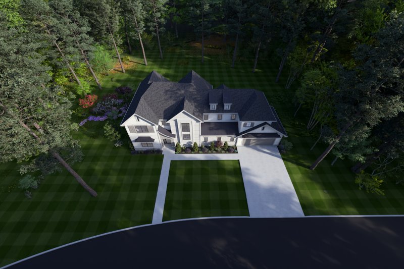 House Design - Exterior - Other Elevation 2 for Traditional House Plan #1069-38 - 4 bed, 3.5 bath