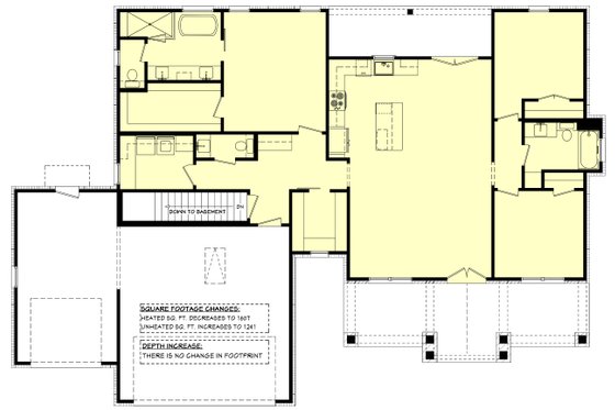 Floor Plan - Other Floor for Craftsman House Plan #430-391 - 3 bed, 2.5 bath