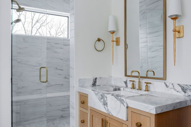 Architectural House Design - Interior - Master Bathroom for Farmhouse House Plan #928-401 - 4 bed, 4.5 bath