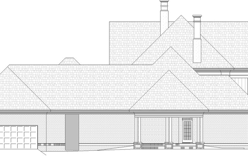 Architectural House Design - Exterior - Other Elevation for Classical House Plan #45-626 - 4 bed, 4.5 bath