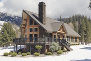 Cabin Style House Plan - 3 Beds 2 Baths 1306 Sq/Ft Plan #3-110 