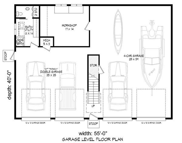 Country Floor Plan - Main Floor Plan #932-221