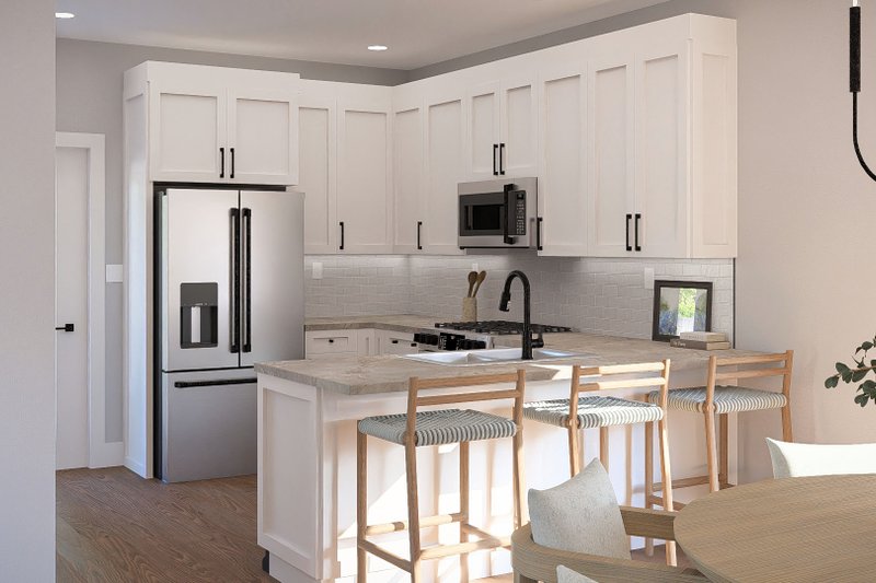 Home Plan - Interior - Kitchen for Craftsman House Plan #455-719 - 3 bed, 2.5 bath