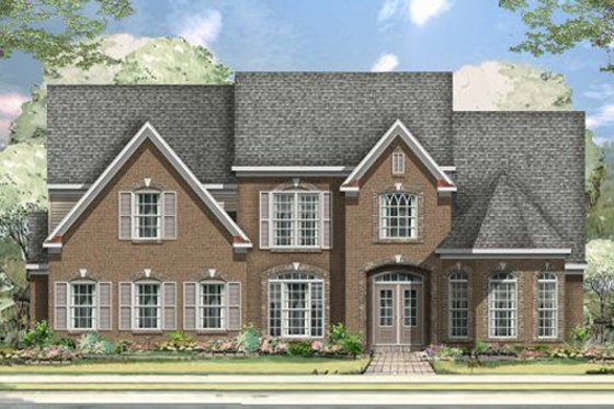 Exterior - Front Elevation for Traditional House Plan #424-265 - 3 bed, 3.5 bath