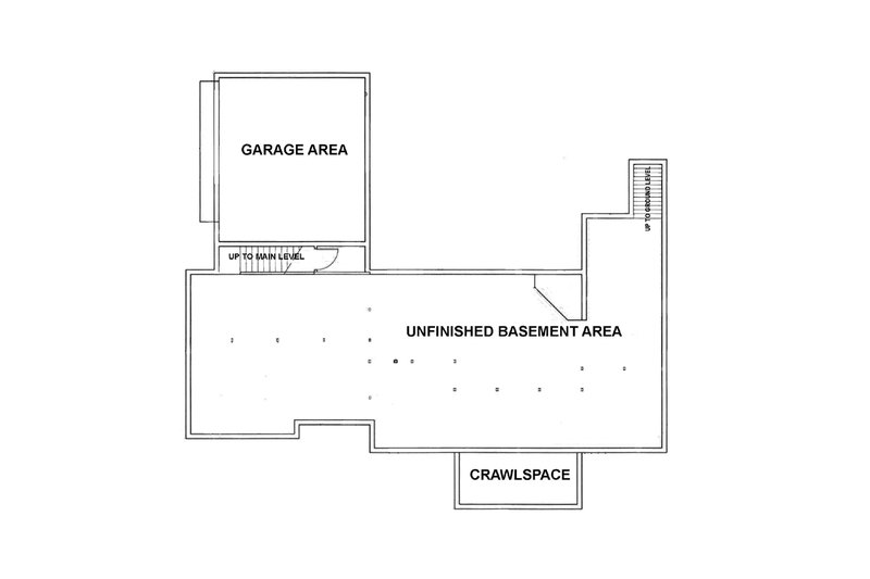 Dream House Plan - Floor Plan - Other Floor 1 for European House Plan #45-120 - 3 bed, 2 bath