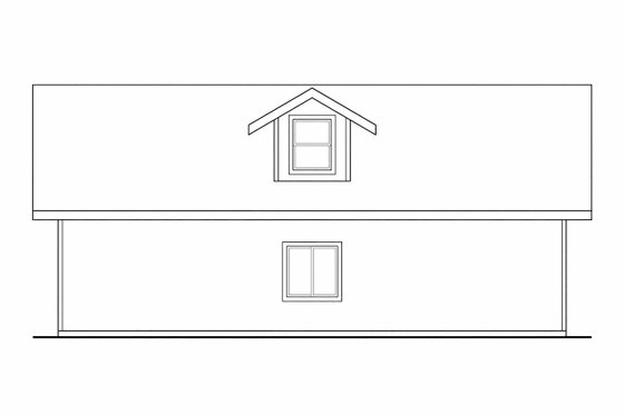 Exterior - Other Elevation for Traditional House Plan #124-661, 0 bath