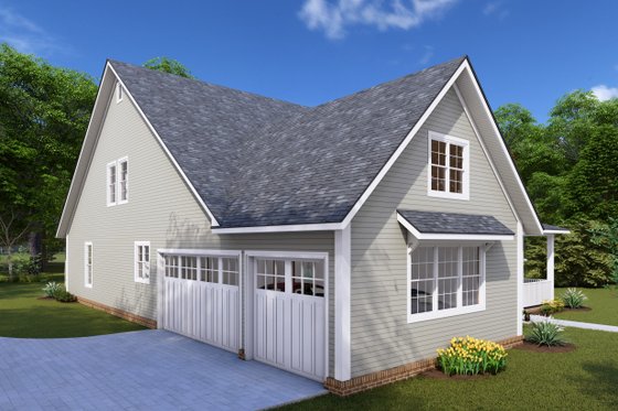 Exterior - Other Elevation 1 for Farmhouse House Plan #513-2233 - 4 bed, 3.5 bath