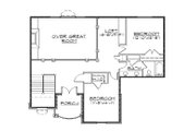 European Style House Plan - 5 Beds 3.5 Baths 3121 Sq/Ft Plan #5-382 
