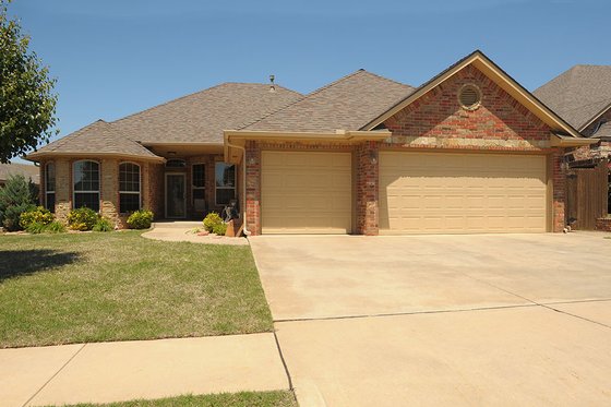 Exterior - Front Elevation for Traditional House Plan #65-437 - 3 bed, 2 bath