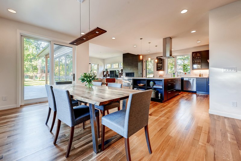 Architectural House Design - Interior - Dining Room for Contemporary House Plan #1042-19 - 4 bed, 3.5 bath