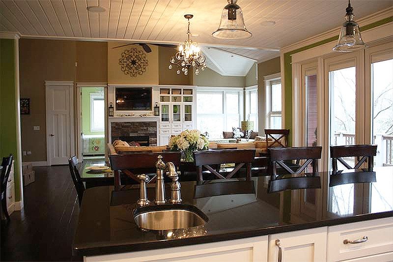 Home Plan - Great Room - 3150 square foot craftsman home