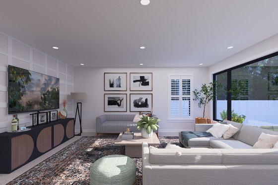 Interior - Family Room 2 for Traditional House Plan #1060-268 - 3 bed, 2.5 bath