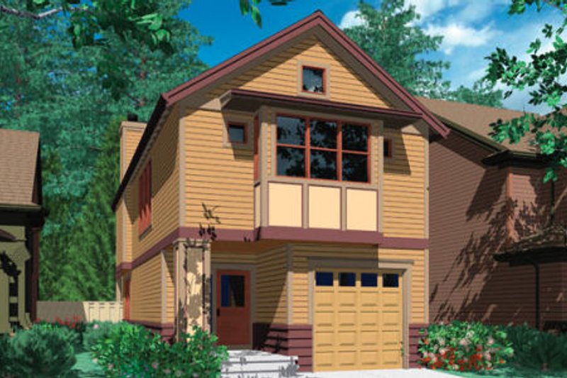 Home Plan - Craftsman Exterior - Front Elevation Plan #48-312
