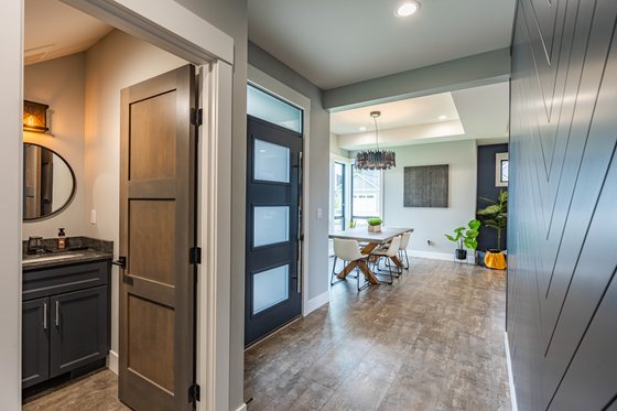 Interior - Entry for Contemporary House Plan #1070-153 - 3 bed, 2.5 bath