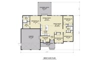 Craftsman Style House Plan - 4 Beds 2 Baths 1674 Sq/Ft Plan #1070-204 