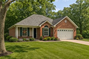 Traditional Exterior - Front Elevation Plan #17-2128