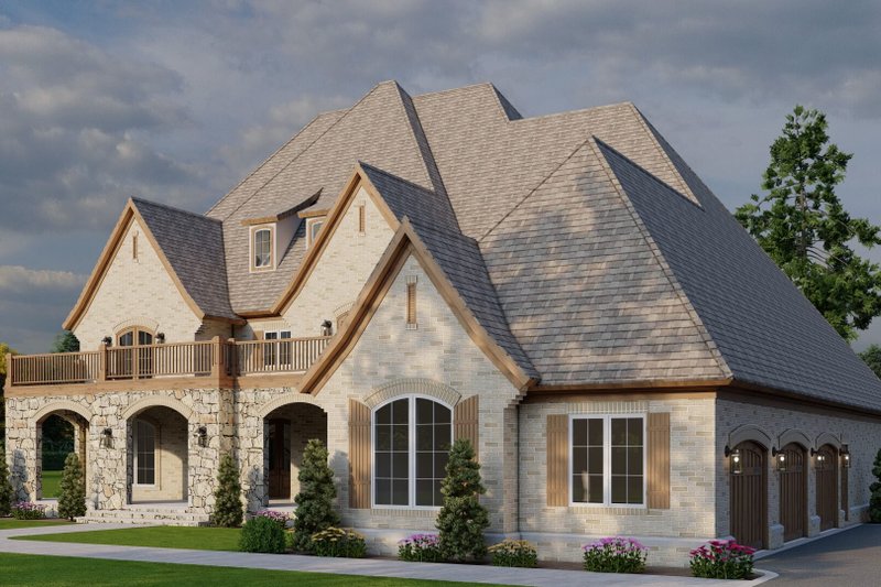 Dream House Plan - Exterior - Other Elevation for European House Plan #923-78 - 4 bed, 4.5 bath