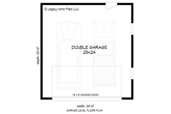 Floor Plan - Main Floor for Traditional House Plan #932-734, 0 bath