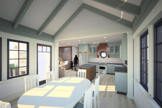 Interior - Kitchen for Traditional House Plan #933-2 - 3 bed, 2.5 bath