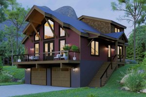 Home Plan - Exterior - Front Elevation for Country House Plan #932-1450 - 3 bed, 2.5 bath