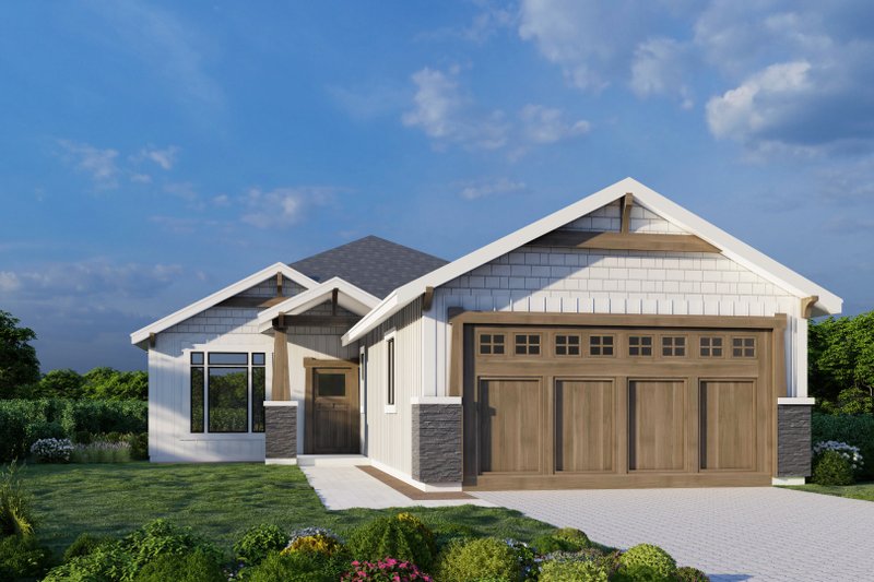 Home Plan - Craftsman Exterior - Front Elevation Plan #112-235