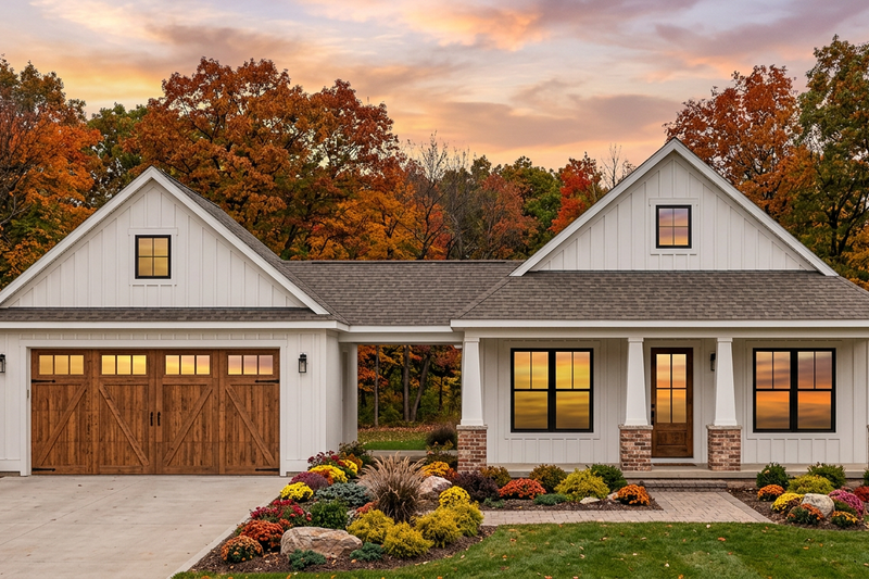 Home Plan - Exterior - Front Elevation 4 for Craftsman House Plan #1096-205 - 3 bed, 2 bath
