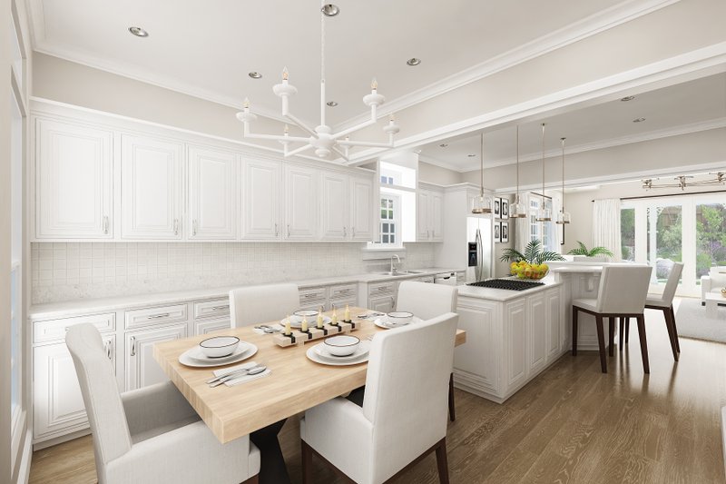 Architectural House Design - Interior - Kitchen for Craftsman House Plan #45-588 - 1 bed, 1.5 bath