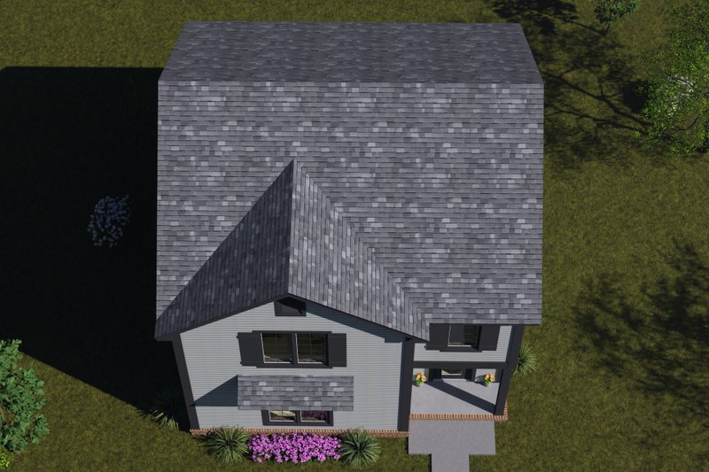 Architectural House Design - Exterior - Other Elevation 4 for Cottage House Plan #513-2419 - 3 bed, 3 bath
