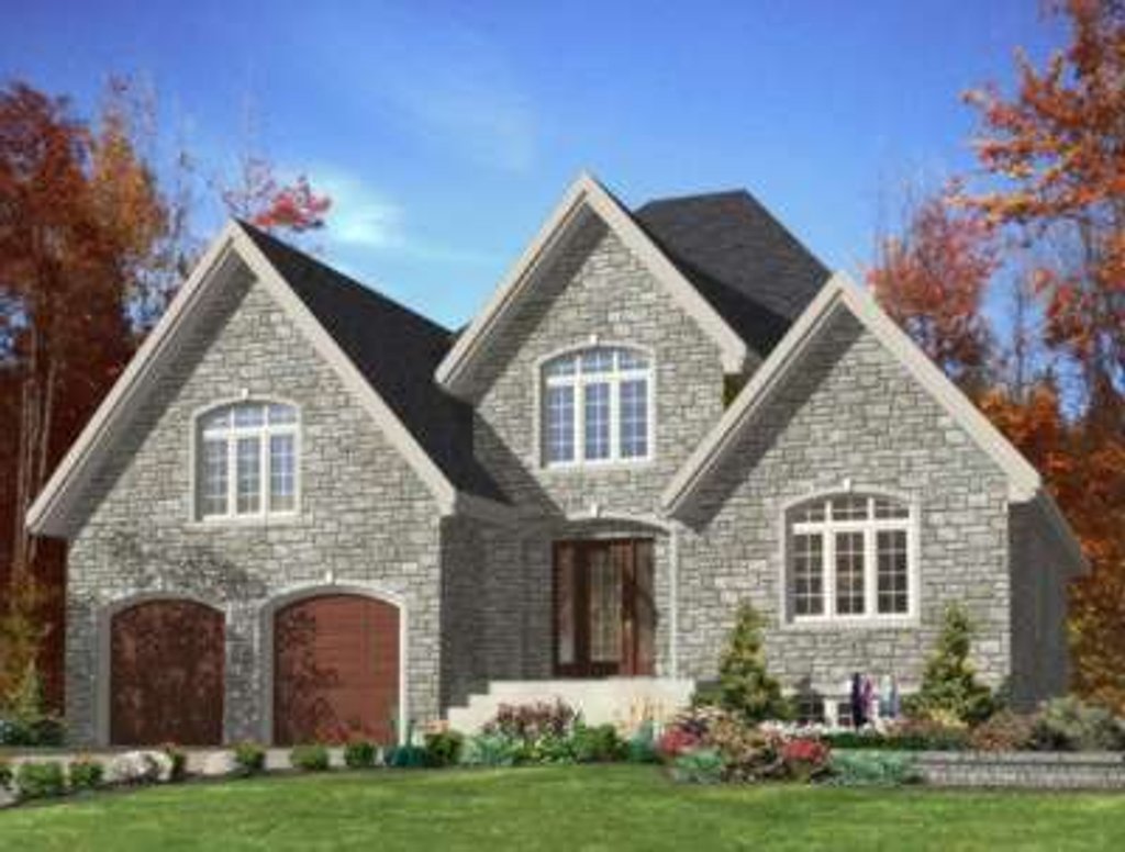 European Style House Plan - 2 Beds 2 Baths 1524 Sq/Ft Plan #138-115