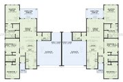 European Style House Plan - 3 Beds 2 Baths 2718 Sq/Ft Plan #17-1077 Floor 