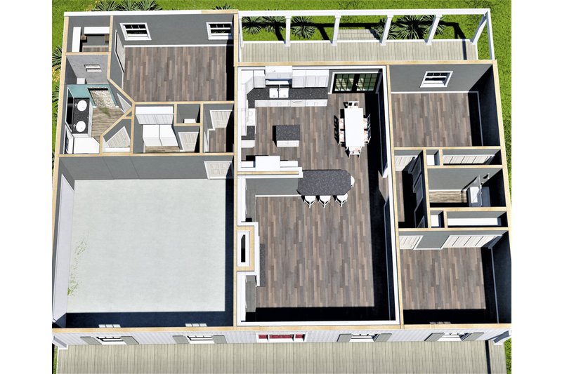 Dream House Plan - Floor Plan - Other Floor for Traditional House Plan #44-236 - 3 bed, 2 bath
