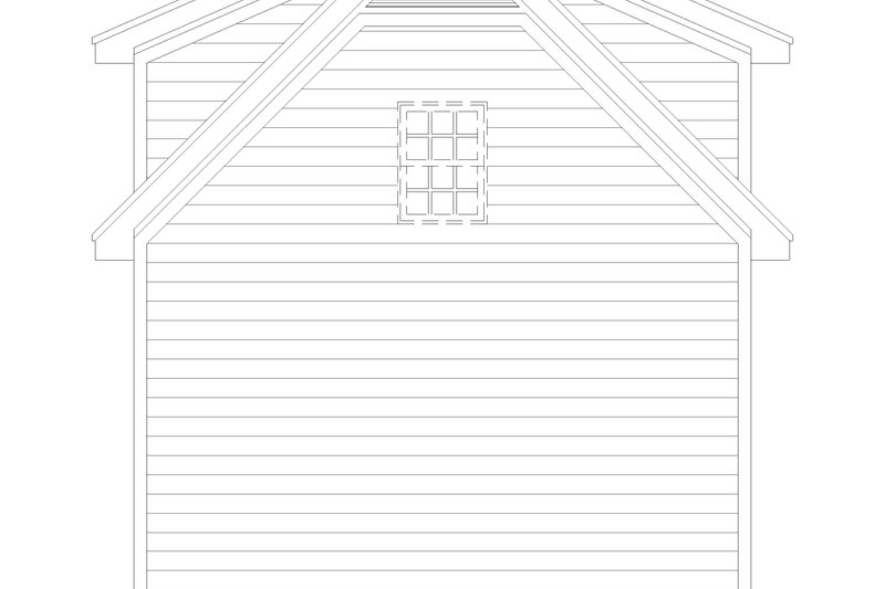 Architectural House Design - Exterior - Rear Elevation for Country House Plan #932-1280, 0 bath