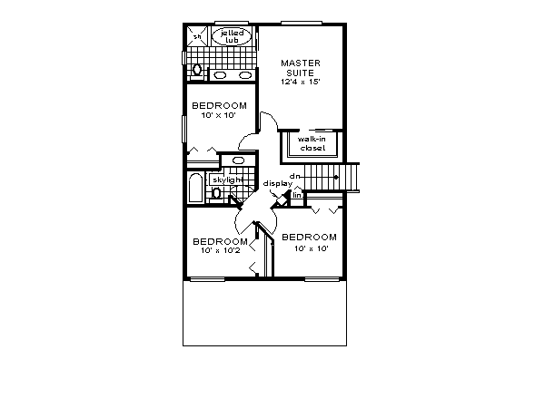 Home Plan - Country Floor Plan - Upper Floor Plan #18-259