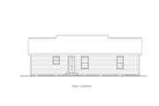 Traditional Style House Plan - 3 Beds 2 Baths 1152 Sq/Ft Plan #54-639 
