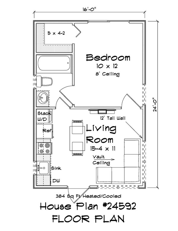 House Blueprint - Modern Floor Plan - Main Floor Plan #513-2385