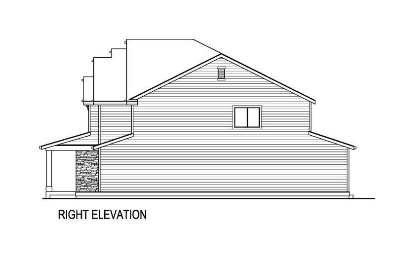 Dream House Plan - Exterior - Other Elevation 1 for Farmhouse House Plan #569-48 - 5 bed, 3 bath
