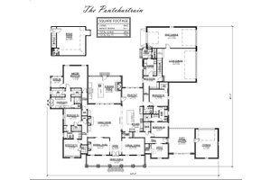 Floor Plan - Main Floor for Southern House Plan #1074-109 - 5 bed, 3.5 bath