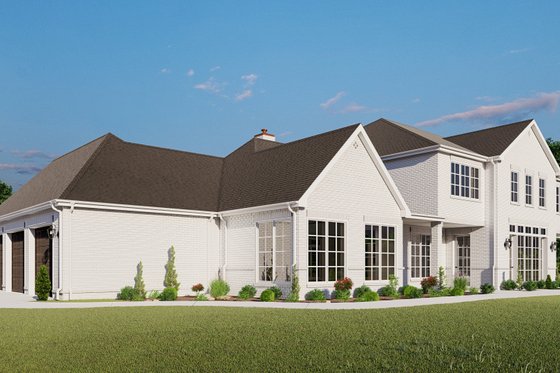 Exterior - Other Elevation 3 for Southern House Plan #1092-60 - 4 bed, 3.5 bath