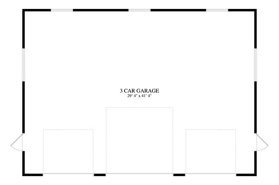 Floor Plan - Main Floor for Farmhouse House Plan #1060-115, 0 bath