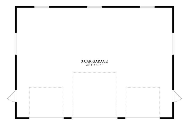 Home Plan - Floor Plan - Main Floor for Farmhouse House Plan #1060-115, 0 bath