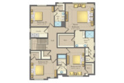 Farmhouse Style House Plan - 4 Beds 3.5 Baths 2982 Sq/Ft Plan #1057-15 
