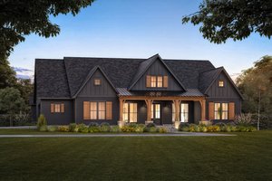 Farmhouse Exterior - Front Elevation Plan #1074-50