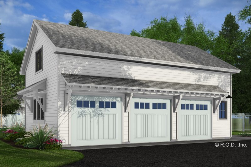 Dream House Plan - Exterior - Front Elevation 2 for Farmhouse House Plan #51-1582 - 1 bed, 1 bath