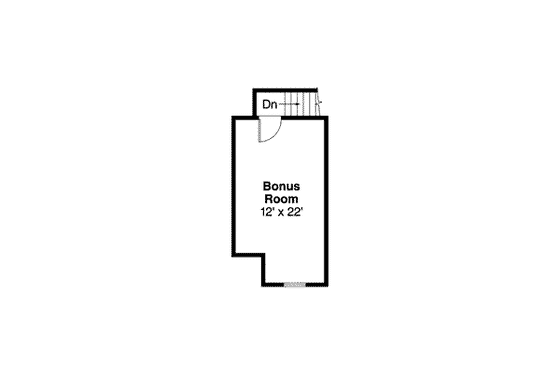Floor Plan - Other Floor House Plan #124-531 - 3 bed, 2 bath