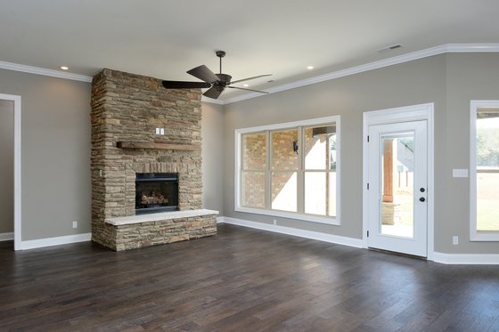 Interior - Family Room for Tudor House Plan #45-372 - 4 bed, 3.5 bath