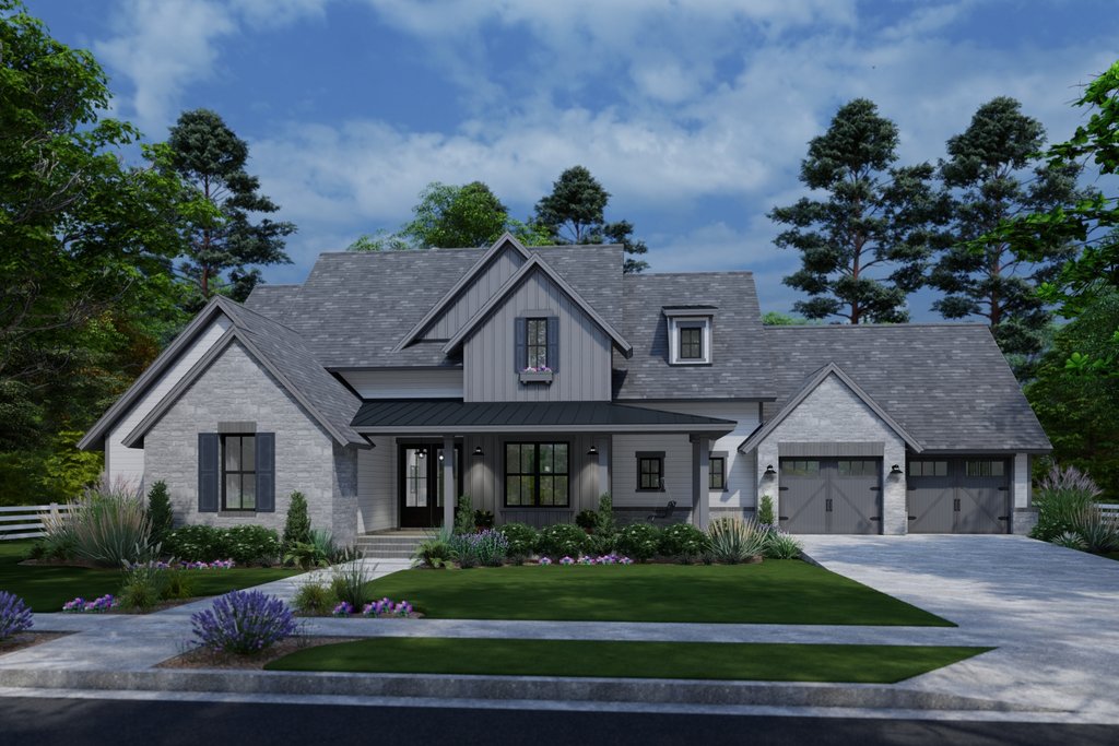 Traditional Style House Plan - 3 Beds 2.5 Baths 2247 Sq/Ft Plan #120 ...