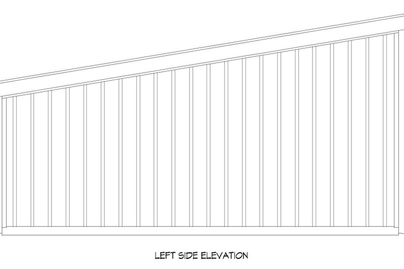 House Blueprint - Exterior - Other Elevation 1 for Contemporary House Plan #932-872, 1 bath