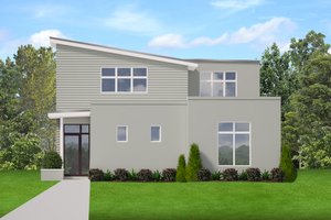Contemporary Exterior - Front Elevation Plan #1058-207