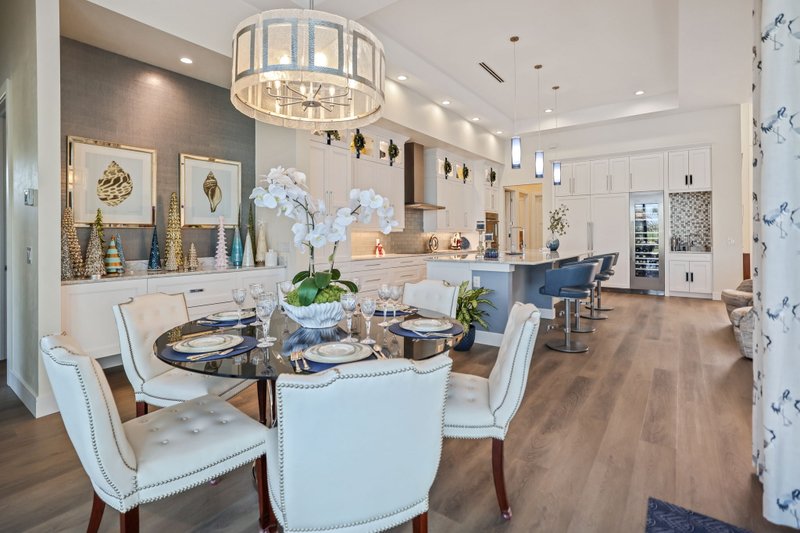 House Blueprint - Interior - Dining Room 2 for Contemporary House Plan #930-533 - 3 bed, 3 bath